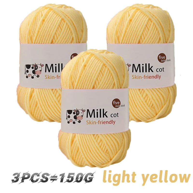 Milk Yarn Ball (150g)
