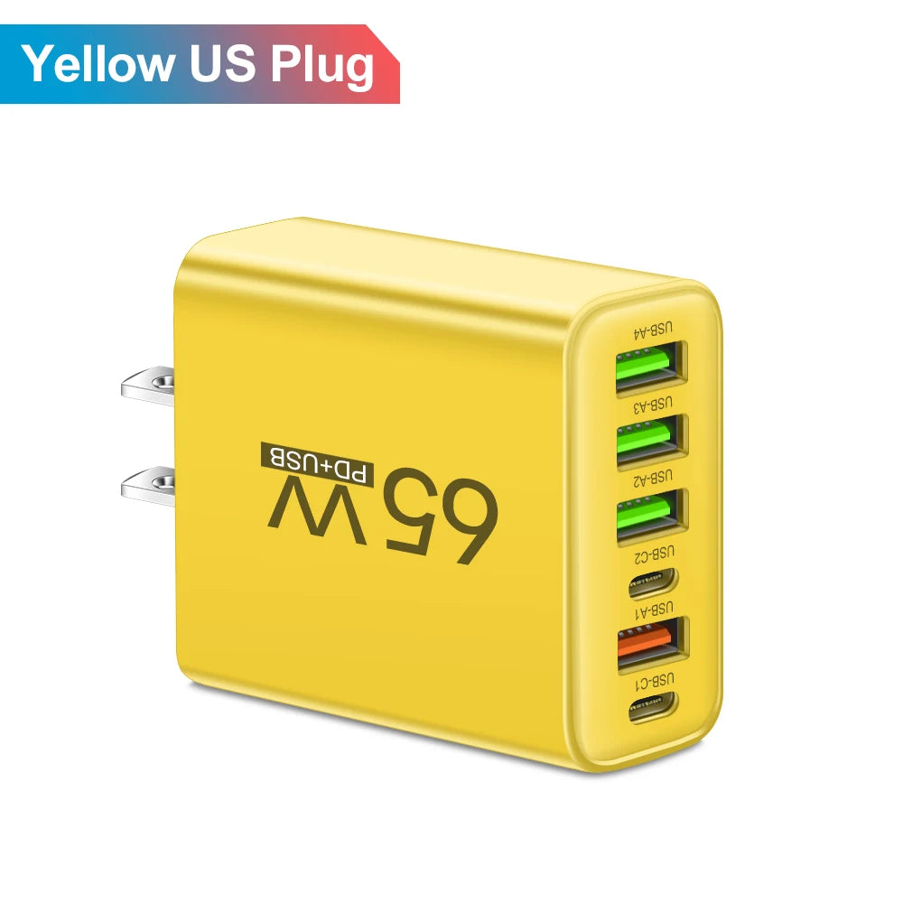 Total 65W 6-Port Charger
