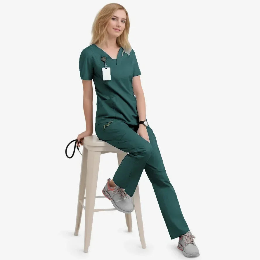 V-Neck Nurse Set (XS-XL)