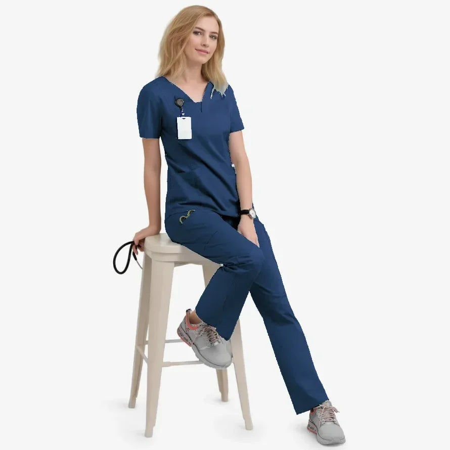 V-Neck Nurse Set (XS-XL)