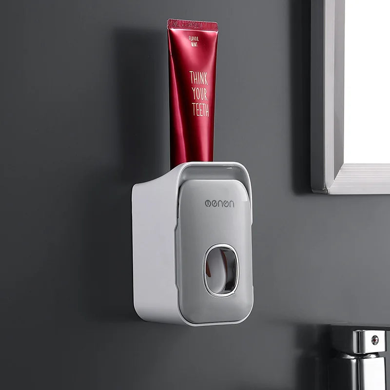 Home-Restroom Organizer: Toothpaste & Brush
