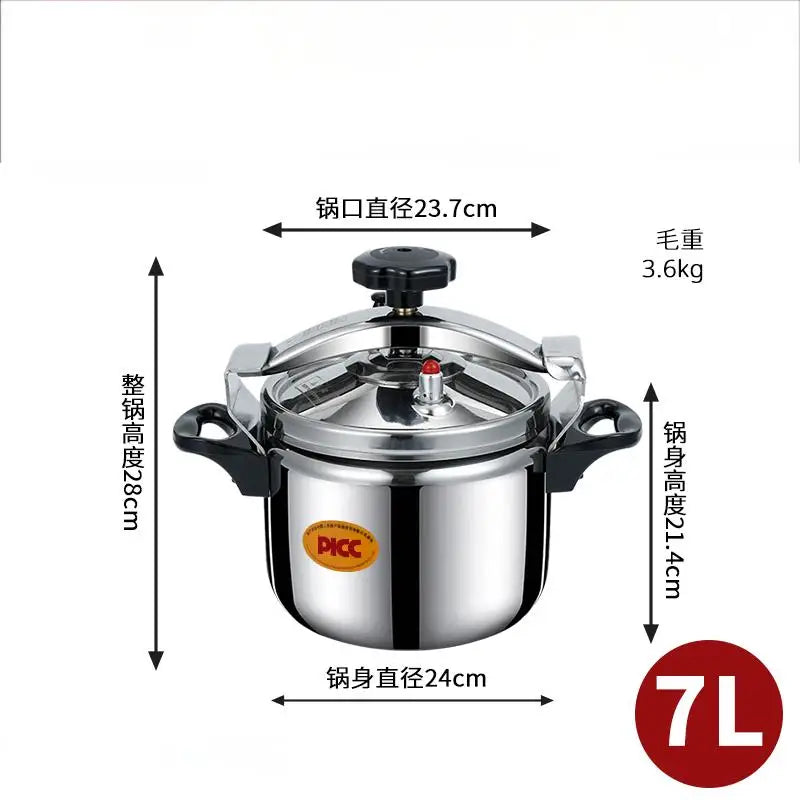 4/6/7/15/17/20/24/40/50 Liters Stainless Steel Pressure Cooker