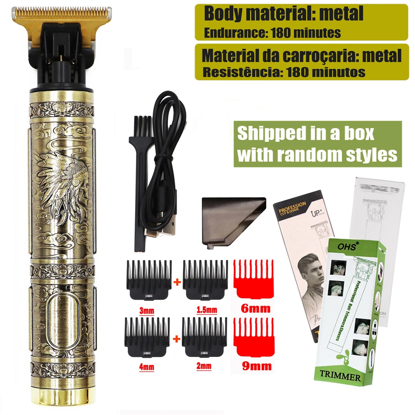 T9 Dragon: Cordless Hair Clipper