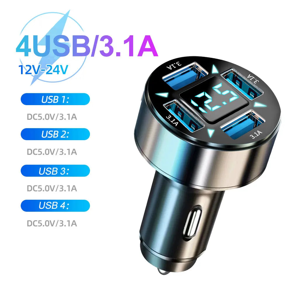 250W PD 6-Port Car Charger