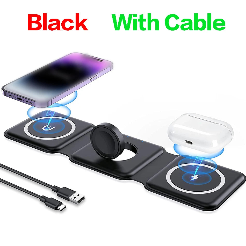 Foldable 100W: Apple 3-in-1 Wireless
