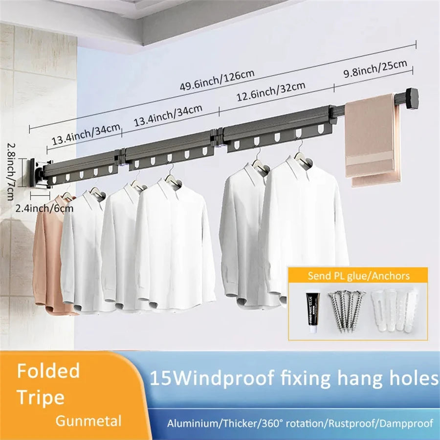 Extendable Clothesline Rack