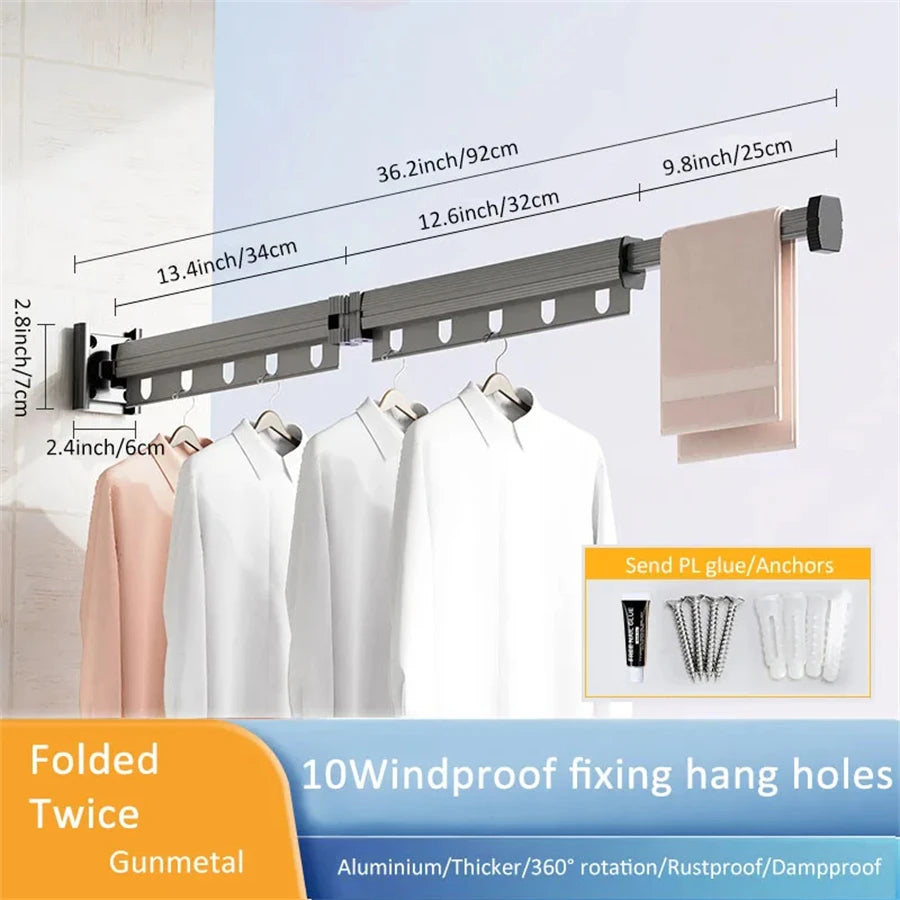Extendable Clothesline Rack