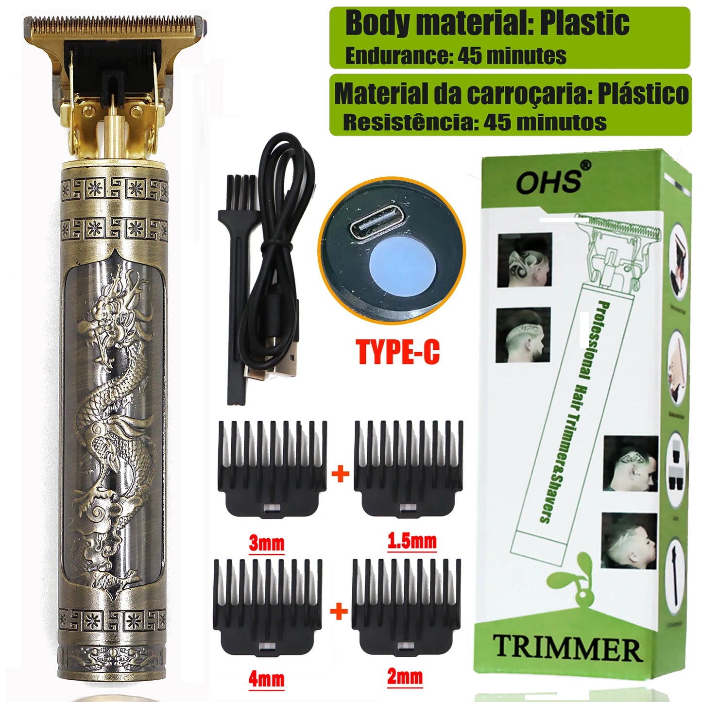 T9 Dragon: Cordless Hair Clipper