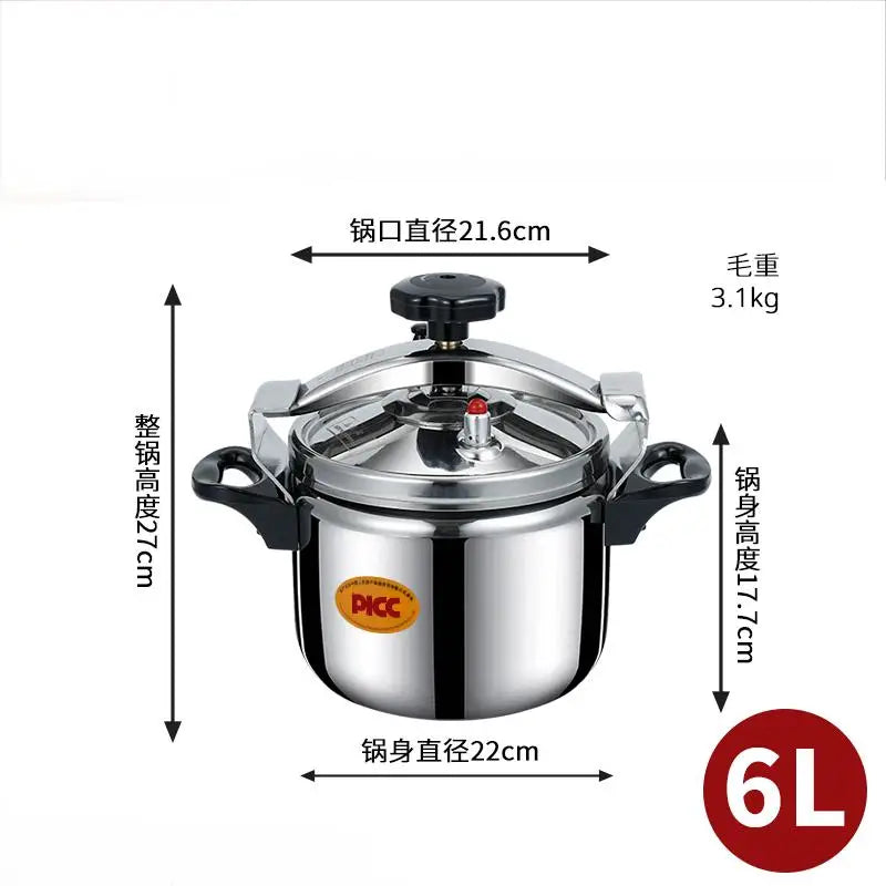 4/6/7/15/17/20/24/40/50 Liters Stainless Steel Pressure Cooker