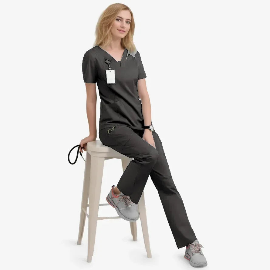 V-Neck Nurse Set (XS-XL)