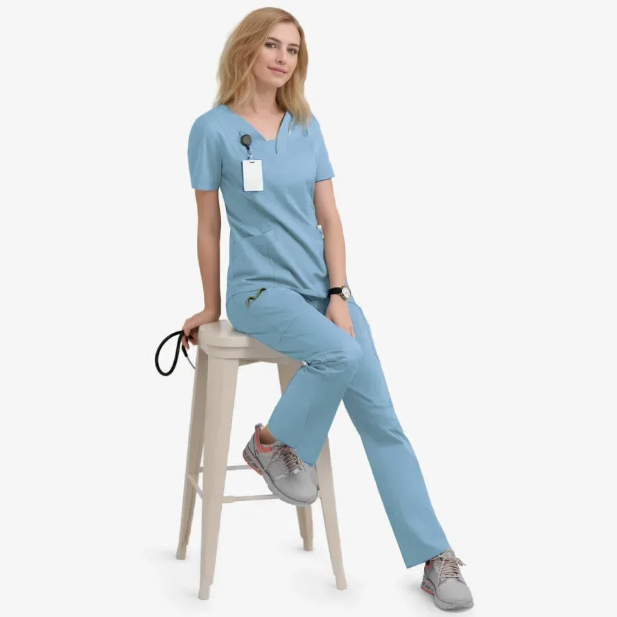 V-Neck Nurse Set (XS-XL)