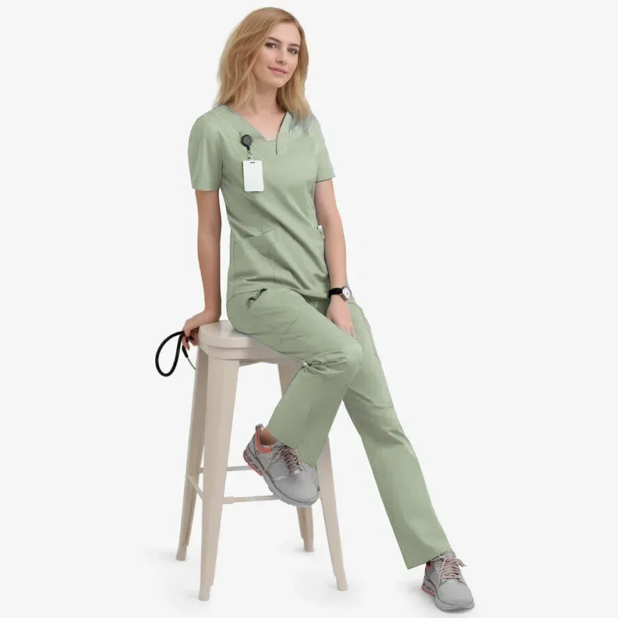 V-Neck Nurse Set (XS-XL)